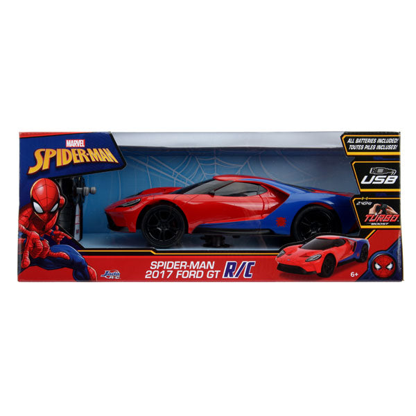 Marvel - 2017 Ford GT (Spiderman) 1:16 Remote Control Car