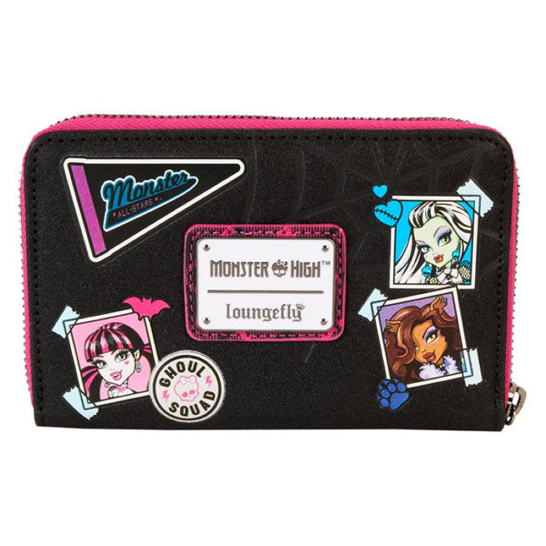 Loungefly - Monster High - Crest Zip Wallet