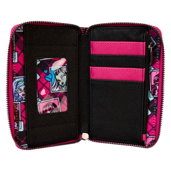 Loungefly - Monster High - Crest Zip Wallet