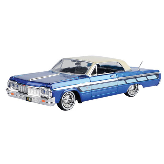 Get Low - 1:24 1964 Chevy Impala (Metallic Blue)