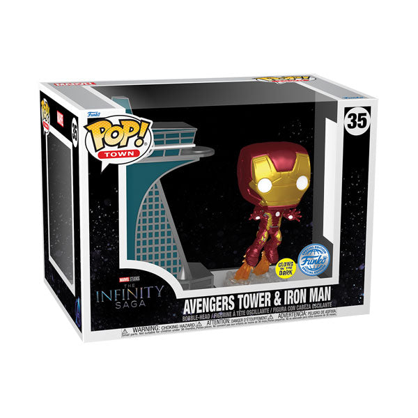 Avengers - Age of Ultron - Avengers Tower & Iron Man US Exclusive Glow Pop! Town