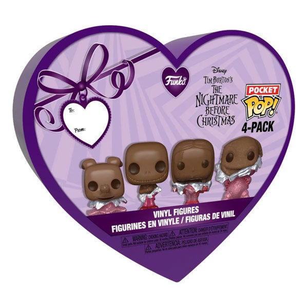 The Nightmare Before Christmas: Valentines 2024 - Pocket Pop Heart Box 4-Pack