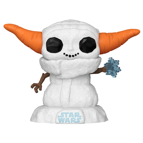 Image of Star Wars: The Mandolorian - Grogu Snowman (Holiday) Pop! Vinyl