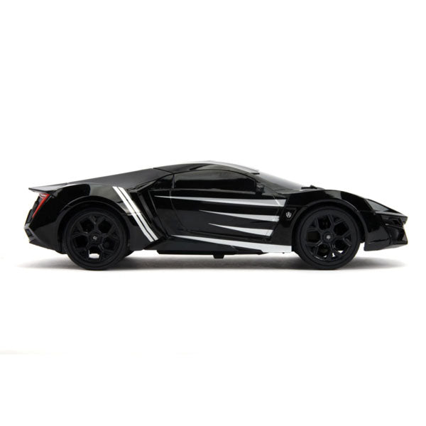 Marvel - Lykan Hypersport (Black Panther) 1:16 Remote Control Car