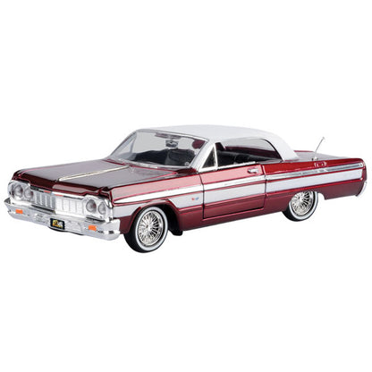 Get Low - 1:24 Scale 1964 Chevy Impala (Metallic Red)