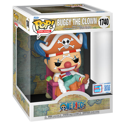 NYCC 2024 - One Piece - Buggy the Clown on Throne Deluxe US Exclusive Pop! Vinyl