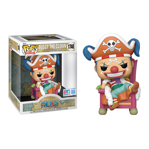 NYCC 2024 - One Piece - Buggy the Clown on Throne Deluxe US Exclusive Pop! Vinyl