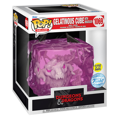 Dungeons & Dragons - Gelatinous Cube with Dracolich Glow in the Dark US Exclusive Pop! Deluxe