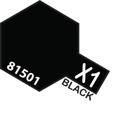 Tamiya Acrylic Mini X-1 Black