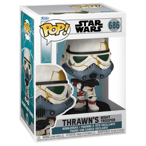 Image of Star Wars: Ahsoka (TV) - Thrawn's Night Trooper (White/Grey Helmet) Pop! Vinyl