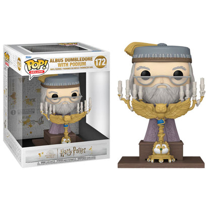 Harry Potter and the Prisoner of Azkaban - Albus Dumbledore with Podium Pop! Deluxe