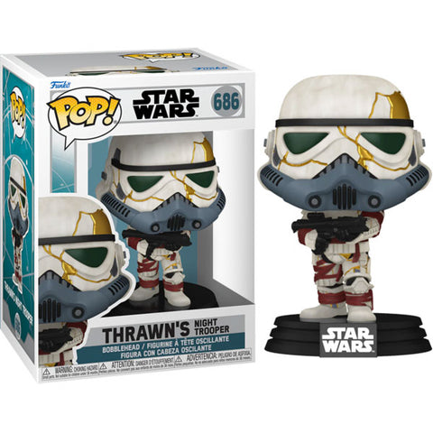 Image of Star Wars: Ahsoka (TV) - Thrawn's Night Trooper (White/Grey Helmet) Pop! Vinyl