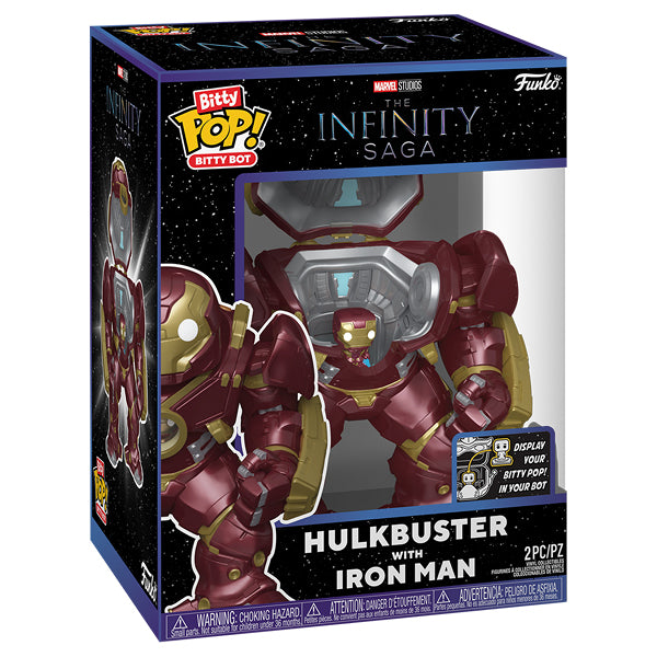 Marvel - Iron Man with Hulkbuster Bitty Pop! Bots