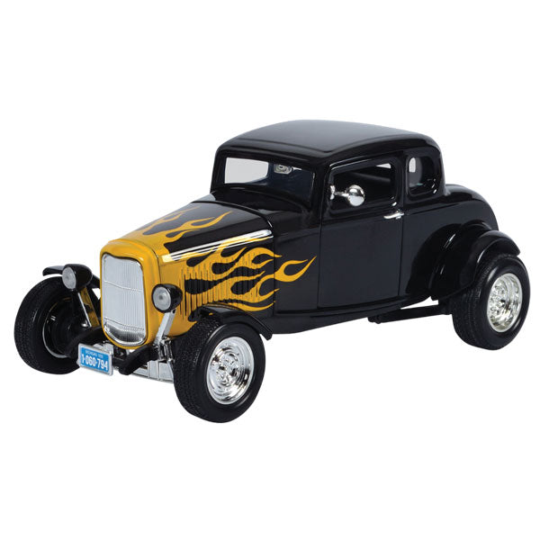 Timeless Legends - 1:18 Scale 1932 Ford Five-Window Coupe [Black]