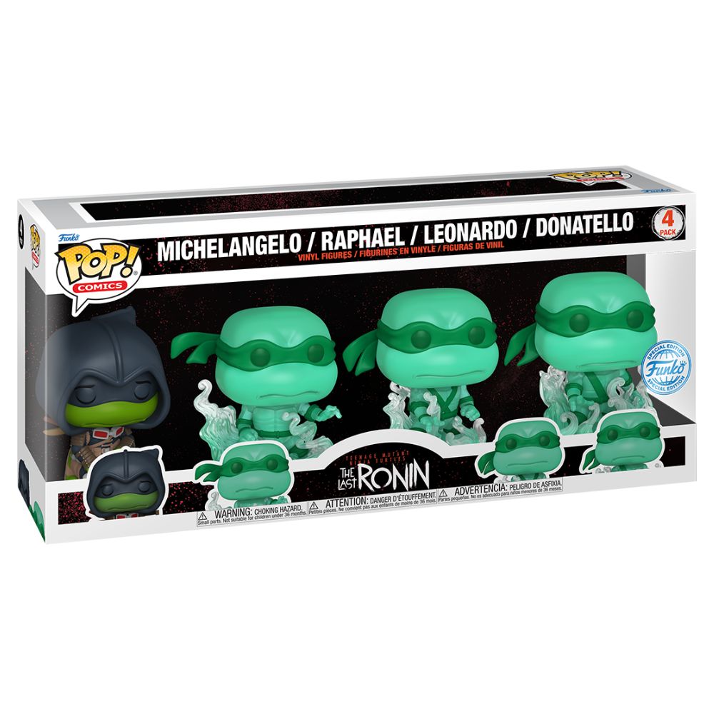 Teenage Mutant Ninja Turtles: The Last Ronin - Michelangelo, Raphael, Leonardo & Donatello US Exclusive Pop! Vinyl 4 Pack