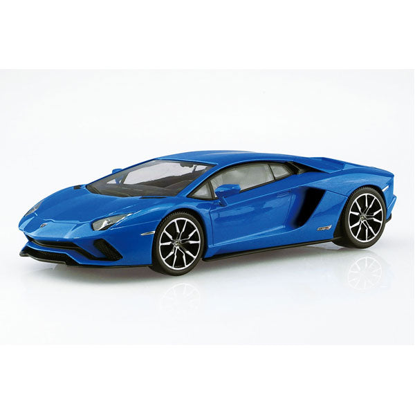 The Snap Kit 1/32 Lamborghini Aventador S Pearl Blue Model Kit