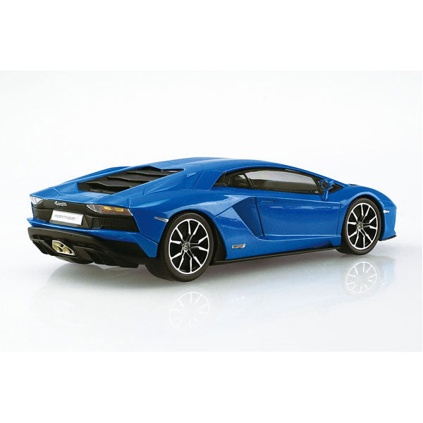 The Snap Kit 1/32 Lamborghini Aventador S Pearl Blue Model Kit