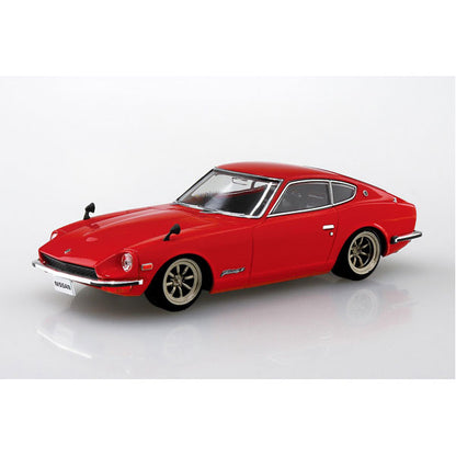 The Snap Kit 1/32 Nissan S30 Fairlady Z Custom Wheel (Red) Model Kit