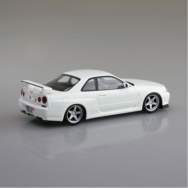 The Snap Kit 1/32 Nissan R34 Skyline GT-R Custom Wheel (White Pearl) Model Kit