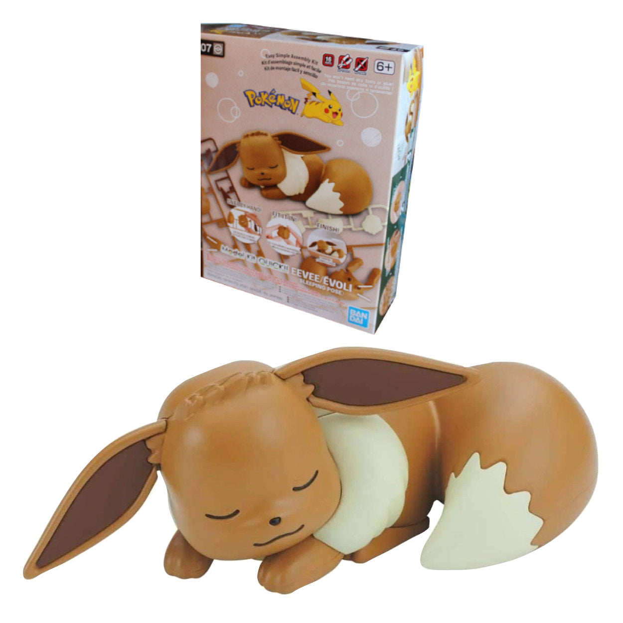 Pokemon Model Kit Quick!! 07 Eevee (Sleeping Pose)