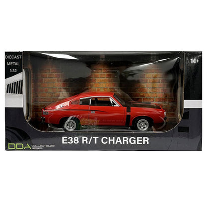 1:32 Hot Red E38 Valiant Charger Street Fully Detailed Opening Front Doors, Bonnet & Boot