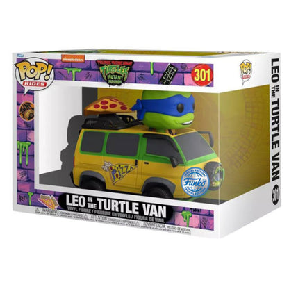 Teenage Mutant Ninja Turtles: Mutant Mayhem - Leonardo in Turtle Van US Exclusive Pop! Ride