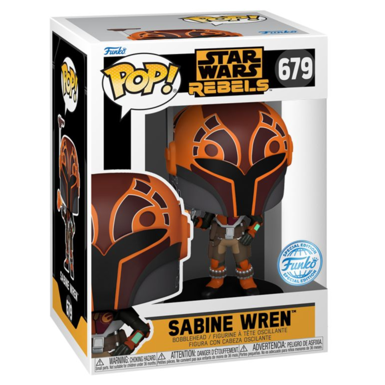 Star Wars: Rebels - Sabine Wren US Exclusive Metallic Pop! Vinyl