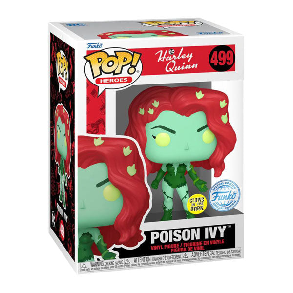 Harley Quinn: Animated - Poison Ivy (Plant Suit) US Exclusive Glow Pop! Vinyl