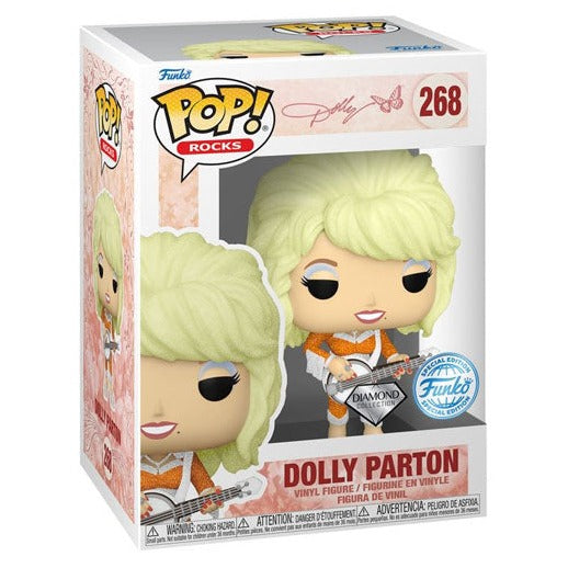 Dolly Parton - Dolly Parton with Guitar US Exclusive Diamond Glitter Pop! Vinyl