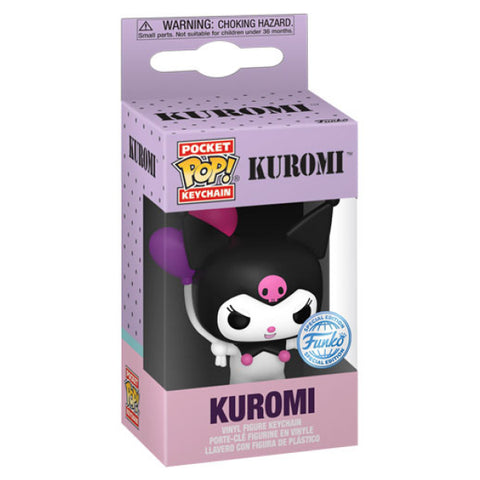 Image of Hello Kitty - Kuromi (Balloons) US Exclusive Pocket Pop! Keychain