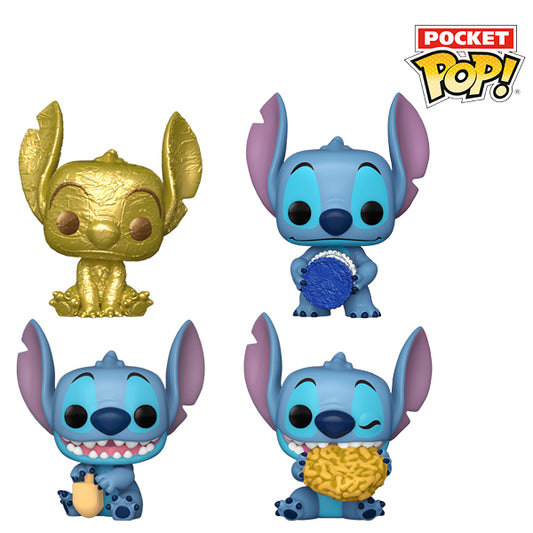 Lilo & Stitch - Stitch Happy Hanukkah Box Pocket Pop! Vinyl 4 Pack