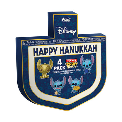 Lilo & Stitch - Stitch Happy Hanukkah Box Pocket Pop! Vinyl 4 Pack