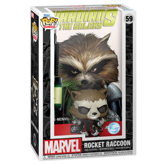 Marvel - Guardians of the Galaxy - Groot Rocket Raccoon US Exclusive Pop! Comic Cover