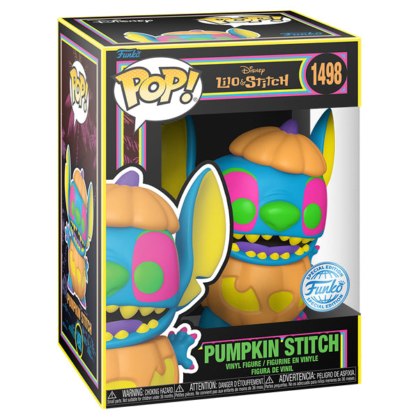 Lilo & Stitch - Pumpkin Stitch Blacklight US Exclusive Pop! Vinyl