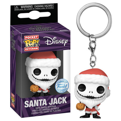 The Nightmare Before Christmas - Santa Jack (with Jack-O-lantern) US Exclusive Pop! Keychain