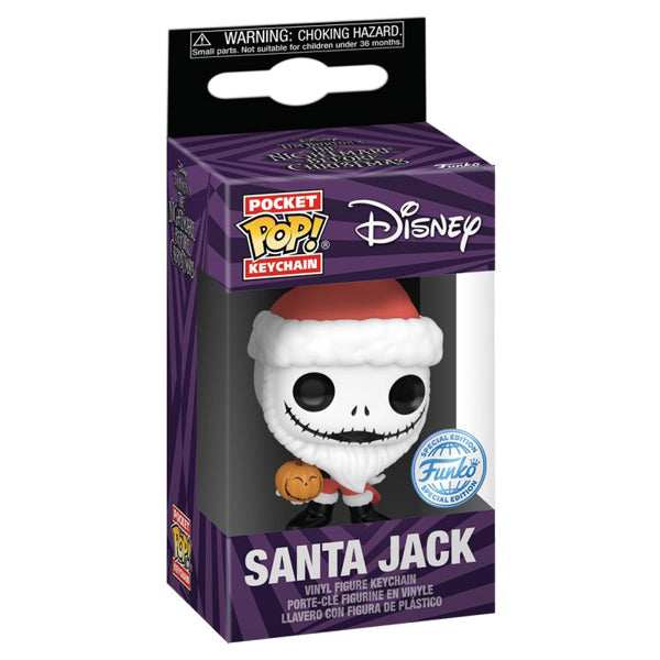 The Nightmare Before Christmas - Santa Jack (with Jack-O-lantern) US Exclusive Pop! Keychain