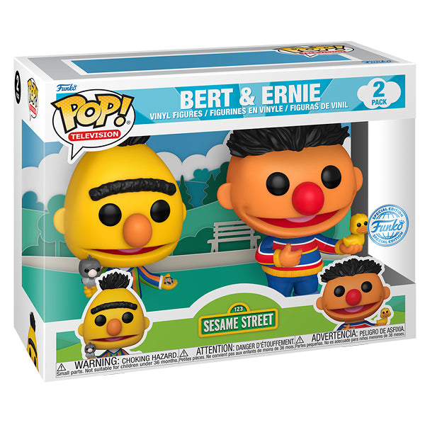 Sesame Street - Bert & Ernie US Exclusive Pop! Vinyl 2 Pack