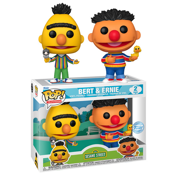 Sesame Street - Bert & Ernie US Exclusive Pop! Vinyl 2 Pack