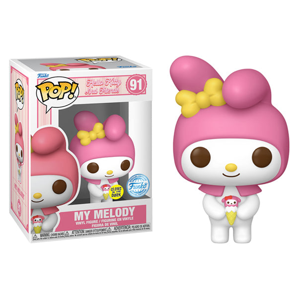 Hello Kitty - My Melody Glow in the Dark US Exclusive Pop! Vinyl