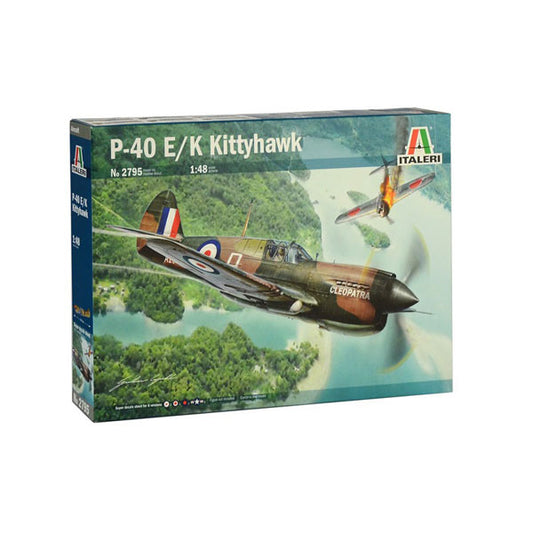 Italeri P-40 E/K Kittyhawk With Australian Decals 1:48 Model Kit