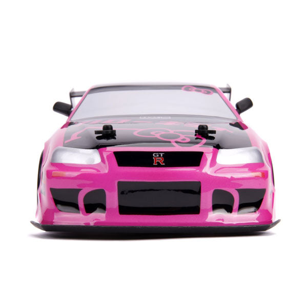 Hello Kitty - 2002 Nissan Skyline GT-R (BNR34) 1:10 Scale Remote Control Car