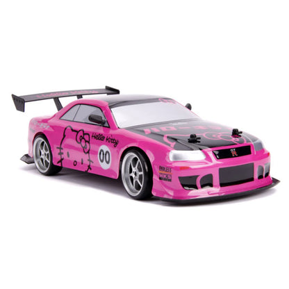 Hello Kitty - 2002 Nissan Skyline GT-R (BNR34) 1:10 Scale Remote Control Car