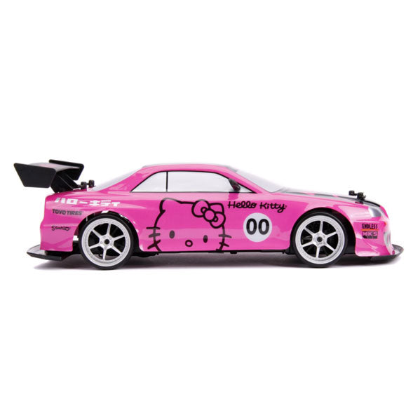 Hello Kitty - 2002 Nissan Skyline GT-R (BNR34) 1:10 Scale Remote Control Car