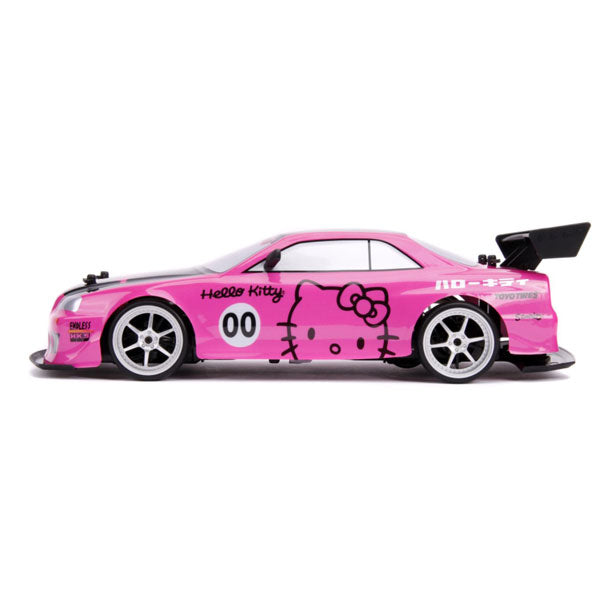 Hello Kitty - 2002 Nissan Skyline GT-R (BNR34) 1:10 Scale Remote Control Car