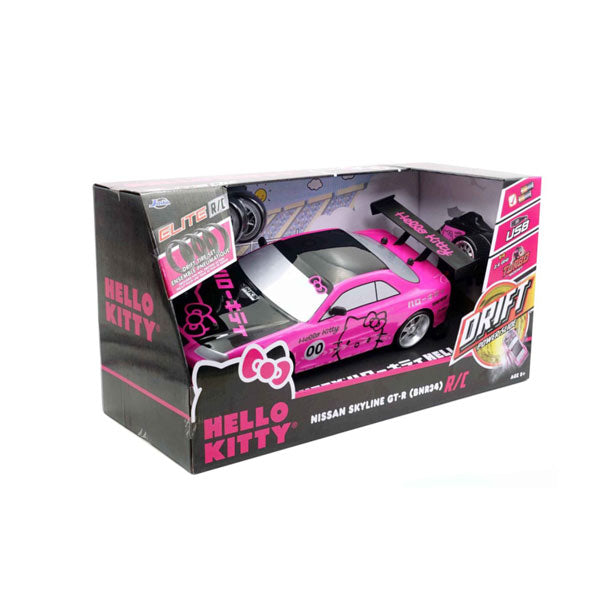 Hello Kitty - 2002 Nissan Skyline GT-R (BNR34) 1:10 Scale Remote Control Car