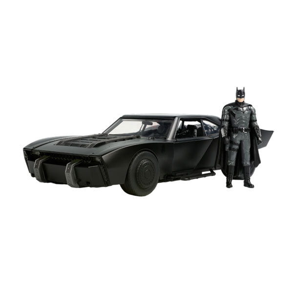 The Batman - Batmobile with Batman 1:18 Scale Hollywood Ride with Light