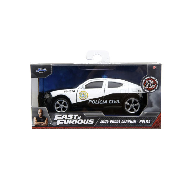 Fast & Furious 5 - 2006 Dodge Charger Police Car 1:32 Scale Hollywood Rides Diecast Vehicle