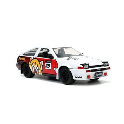 Aggretsuko - Toyota AE86 with Aggretsuko 1:24 Scale Diecast Set