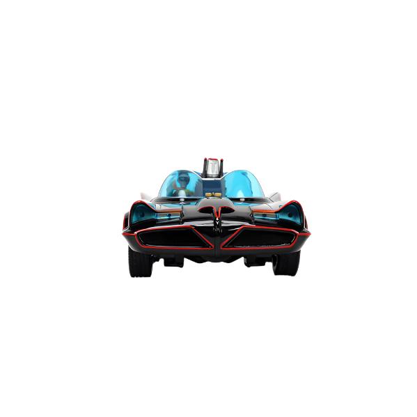 Batman (TV) - Classic Batmobile with 4 Figures 1:24 Scale Set