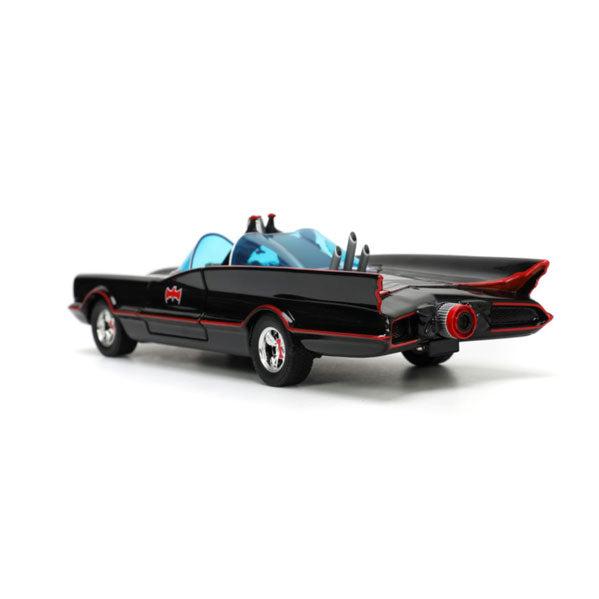 Batman (TV) - Classic Batmobile with 4 Figures 1:24 Scale Set